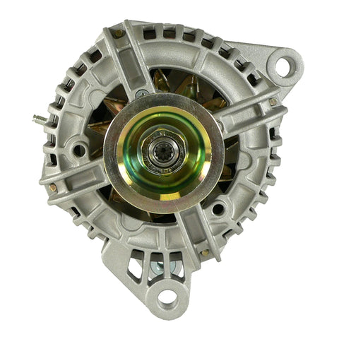 Front view of 12V 132A High Output Alternator Replacement For Dodge Dakota 2000, Durango 2000, And Jeep Grand Cherokee 2001-2004