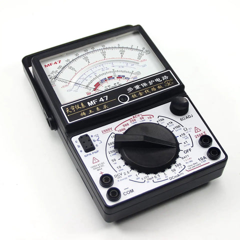 All In One Digital Multimeter With AC And DC Voltmeter Ohm Tester For Voltage Current Resistance Diode And Temperature Probes