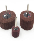 Complete 4-Piece Non-Woven Buffing Wheel Set For Drills With 120 180 320 600 Grit Polishing Wheels For Metal Wood Plastic