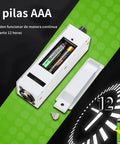 P2 Portable In Ear Monitor Amplifier with XLR TRS input, battery compartment showing 2 AAA batteries, stereo mono switch