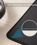 Close-up of 11 Pack Mouse Pads With Reinforced Stitching Edges Washable Non Slip Rubber Base 0.12 Inch Thick Smooth Surface detail
