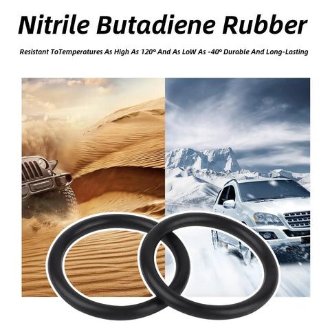 Universal Bumper Quick Release Clip Kit With Four Black Tabs And Twelve O Ring Fasteners For Front And Rear Bumpers