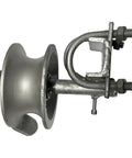 Rear Pipe Track Wheel For Chain Link Sliding Gates With Machined Cast Steel Wheel And Maintenance Free Bearings, side view