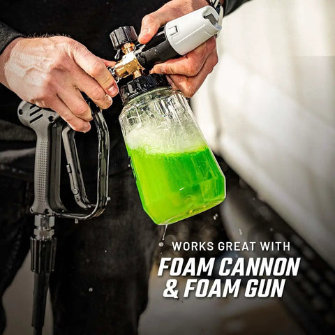 Off Road Wash Concentrate Thick Foaming Car Soap With Hybrid Ceramic Formula Clings To Mud And Dirt, Works Great With Foam Cannons, Built For Dirt Bikes, ATVs, UTVs, Jeeps And Trucks, 128 Oz, foam cannon bottle