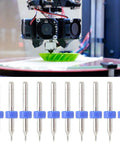Ten Pack 0.1mm Tungsten Carbide Nozzle Cleaning Needles For 3D Printer Nozzle Clogs CNC PCB And SMT Circuit Board Repair Tool Kit Built For Pro Grade Precision Cleaning And Easy Maintenance.