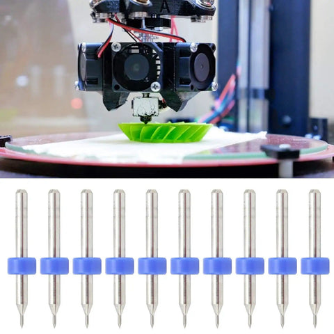 Ten Pack 0.1mm Tungsten Carbide Nozzle Cleaning Needles For 3D Printer Nozzle Clogs CNC PCB And SMT Circuit Board Repair Tool Kit Built For Pro Grade Precision Cleaning And Easy Maintenance.