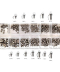 Top Notch Laptop Screws Assortment Kit Holding 240 Pieces Across 12 Compact Sizes With M2 M2.5 And M3 Bits for laptop repair.