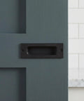 Stainless Steel Recessed Sliding Door Handles Set 2 Pack Rectangular Door Pulls 4.72 By 1.57 Inches No Sweat Easy Install with screws