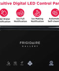 Touchscreen Nugget Ice Maker For Countertop With 33 Lbs Daily Capacity intuitive digital LED control panel features