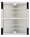 Replacement Idylis Air Purifier Filter B 2 Pack HEPA And Carbon Filter Set for Idylis Air Purifiers showing white pleated filter