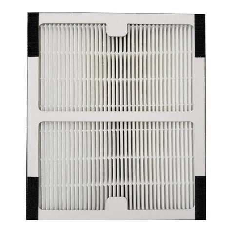 Air Purifier Replacement Filter A Set Two Pack HEPA And Activated Carbon Filters For IAP-10-100, IAP-10-150, AC-2119 And IAF-H-100A Models For Cleaner Indoor Air showing white pleated filter front view