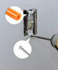 Outlet Spacer And Screw Kit With 60 Orange Spacers And 90 6 32 Thread Round Head Screws 6 Different Lengths Electrical Extender Set