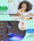 Child assembling music box from Six In One STEM Kit For Kids Ages 8 To 13, Wooden 3D Puzzles And Building Projects.