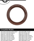 Timing Cover Gasket Set for 2002 to 2016 Chevy Equinox Malibu HHR Captiva Sport GMC Terrain Buick LaCrosse Verano 2.0 2.2 2.4L Engine, Plus Timing Chain Gasket and Head Gasket Kit, OEM Fit, Easy Install compatibility list