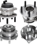 Drop In Front And Rear Wheel Bearing And Hub Assembly For 2007 2014 Hyundai Santa Fe 2013 2014 Santa Fe Sport 2007 2012 Veracruz 2011 2015 Kia Sorento FWD Replacement Kit 512326 513266.
