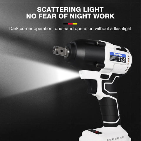Get Your Hands On This Badass 21V Cordless Impact Wrench With Brushless Motor. Packs a serious 420Nm Punch For Garage Rides Or Quick Fixes. Comes With Four Sockets And Bright LED Light. Tough, Fast Charger Included. Perfect For Weekend Warriors Wanting