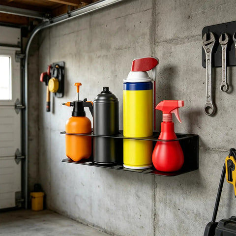 Heavy Duty Garage Tool Organizer Wall Mount With Carbon Steel Construction Adjustable Hooks And Wall Mounted Tool Holder