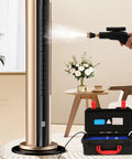 Badass 1700W High Temp Portable Handheld Steam Cleaner 110V Nuclear Pressure Steam Machine in use with spray gun.