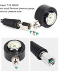Night Glow Submersible Diving Pressure Gauge with 360 Degree Rotatable Readout and Pro Grade Performance 65cm Hose
