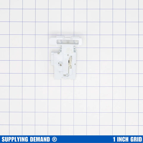 Washer Lid Lock Door Latch Switch Replacement Part Replaces 4245274 PS11703540 AP5962162 on 1 inch grid background
