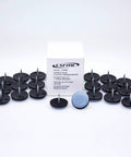 Heavy Duty Teflon Furniture Sliders To Glide Chairs Sofas And Tables Across Hardwood Floors A Total Game Changer Nail On PTFE Protective Base Glides Drag Free Smooth Moving Pads For Any Room 20 Pack in a box with multiple pads.