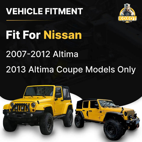 Four Piece Front Lower Control Arm And Ball Joint Assembly Kit With Front Stabilizer Sway Bar End Links For Nissan Altima 2007-2012, Coupe 2013 Only Includes Driver And Passenger Lower Arms With Preassembled Ball Joints.