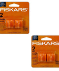 Trim Blade Style I Triple Track Cutter 2 Pack With Easy Grip Carriage for Comfortable Cutting and Scoring Orange Handle Replacement Blades