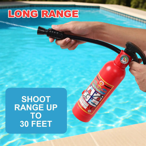 Rad Fire Extinguisher Water Guns For Kids 2 Pack Super Range Squirt Toys With Hella Big 550Cc Tank And Kickass 30 Foot Blast Top Shelf Summer Pool Beach Fun For Brothers And Sisters Squad Play Vibes