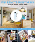 Stealthy Hidden Spy Camera Water Bottle HD 1080P Portable WiFi Cam With Phone App Remote Viewing shows kitchen scene