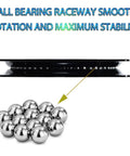 6 Inch Two Pack Boat Seat Swivel Base Replacement With 360 Degree Ball Bearing Swivels showing smooth ball bearings