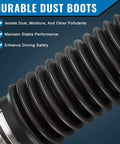 Close-up of durable dust boot for Power Steering Rack And Pinion Assembly For 2004 2010 Toyota Sienna 3.3L 3.5L V6 Direct Fit Replacement Steering Gear Replaces 26-2619 4425008030 Oem-Grade