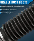 Close-up of durable dust boots on Power Steering Rack And Pinion For 2007 To 2011 Toyota Camry And 2007 To 2012 Lexus ES350 Easy Install