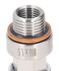 Heavy Duty Oil Pan Drain Plug M16x1.5 Repair Kit Made From Real Stainless Steel To Fix Stripped Threads And Prevent Leaks With Built In Wrench Extension Bit For Quick Engine Sump Restoration On Your Ride.