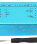 Heavy Duty Load Cell Amplifier And Weight Transmitter For 4 To 20mA And 0 To 10V Outputs With Quick Signal Boost Easy Setup And Precise Sensing Workhorse Reliability For Industrial Scales blue metal module with screwdriver