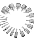 Get This Sweet Healifty 20pc Diamond Hole Saw Kit To Cut Ceramic Tile, Granite And Marble Like A Boss With Precision And Heat Dispersing Drill Bits That Handle Metal Too For Your Next Home Makeover Project Without Breaks. 20-piece diamond hole saw set, assorted sizes