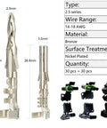 Auto Electrical Pin Connector Kit 440 Pcs Crimp Terminal Pins 1.5 1.8 2.5 2.8mm For 22 to 12 AWG Wire Harness detail image