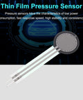 FSR402B Thin Film Pressure Sensor 0 To 10 Kg Force Sensing Resistor Pad Dope Stress Test Sensor Pad For Smart Home Devices Robotics And DIY Electronics Projects 2 Pack Flexible Sensitive And Easy To Use, round flexible film sensor with lead tabs