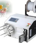 Slick Automatic Bundling Machine For Gold Wire Sealing With Fast Twist Tye Sealer And Smart Winding Function, showcasing a 4.3-inch LCD control.