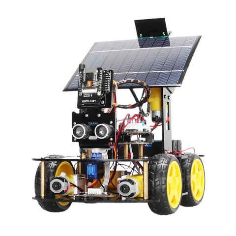 Solar Robot Kit For Teens And Kids Programmable STEM Toy With DIY Circuit Engineering Projects And Science Experiments A Fun Hands On Robotics Learning Kit, solar-powered PP and metal robot car