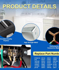 Dryer Terminal Block Kit With Brackets, Screws, Wires And Connectors Replacement AP30 Part To Fix Power Failures And Burning Smell In Your Dryer Plug And Play Easy Install And Long Lasting Electrical Upgrade., terminal block with metal bracket and wiring