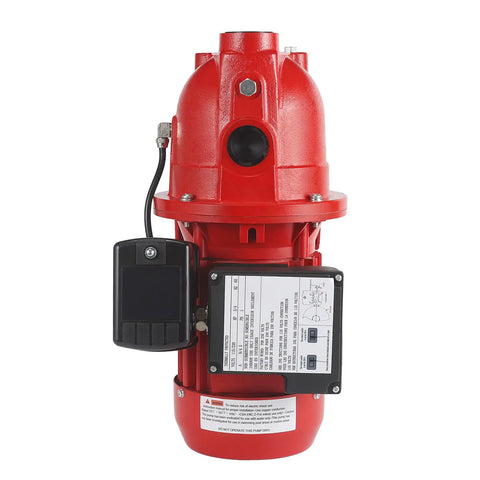 3/4 HP Shallow Well Jet Pump With Dual Voltage 115/230V 13 GPM Cast Iron Self Priming Water Pump For 25 Feet Max Lift