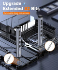 Cordless Precision Mini Electric Screwdriver Kit With 38 Magnetic Bits, 5 Adjustable Torque Settings shown with S2 bits in use.