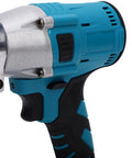 Close-up of Fafeicy Cordless Electric Metal Shears With Brushless Motor, showcasing handle and control button detail.