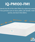 Replacement Pre Max Filter For IQAir HealthPro Series Pre Max Pre Filter Upgraded Easy Fit For Home Air Purifiers, dimensions 13x13x3 inches.