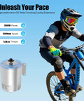 Biker with 48V 2000W Brushless DC Motor Kit With 4300RPM, 5.4 Nm Controller And LCD Throttle, highlighting performance