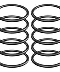10 Pack Rock Tumbler Replacement Belts For C1 C1 Pro C3 And K1 K1 Pro K3 visible in a stack, black, flexible and wear-resistant.