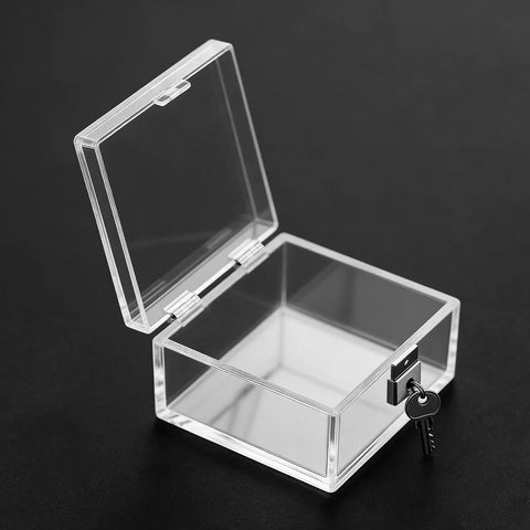Set Of 16 Clear Self Adhesive Plastic Hinges 35x25mm Small Hinge Pack For DIY Boxes Cabinets Display Stands Glass Furniture Transparent