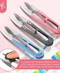 3 Pack Thread Snips Set High Carbon Steel Thread Cutter With Spring Return Easy To Use Cuts Smoothly 4.25 Inch Long