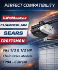 Beefed Up Gear And Sprocket Replacement Kit For LiftMaster Chamberlain Sears Craftsman compatibility info