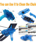 Bicycle chain cleaner from the 10 Piece Bicycle Cleaning Kit With Chain Cleaner, Chain Brush, Tire Cleaner, Detail Brush, Wheel Brush.